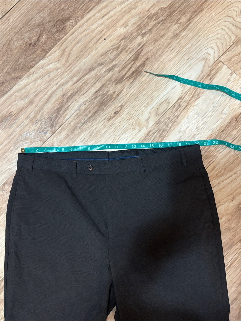 Lauren Ralph Lauren Dark Gray Glen plaid Dress Pants 40X32 - Picture 6 of 10